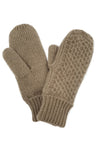 : Assorted Cable Knit Sherpa Lined Mittens - Catching Fireflies Boutique
