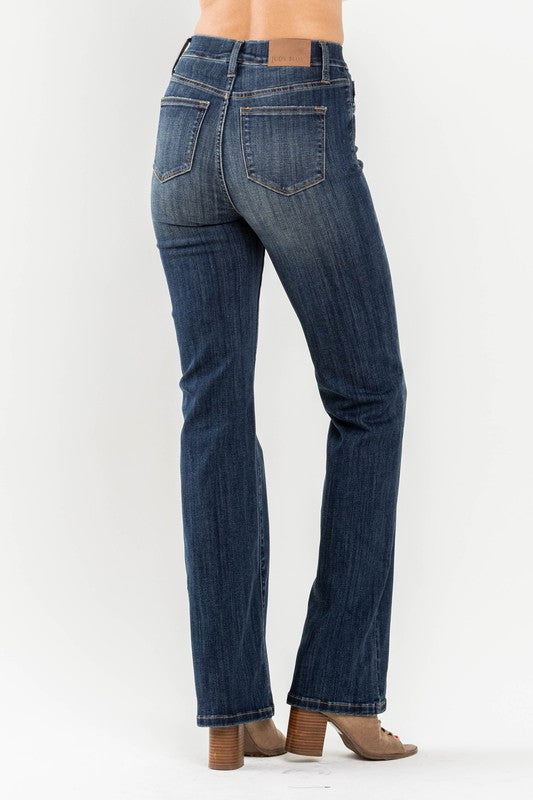: Monroe Vintage Pull On Dark Wash Judy Blue Jeans - Catching Fireflies Boutique