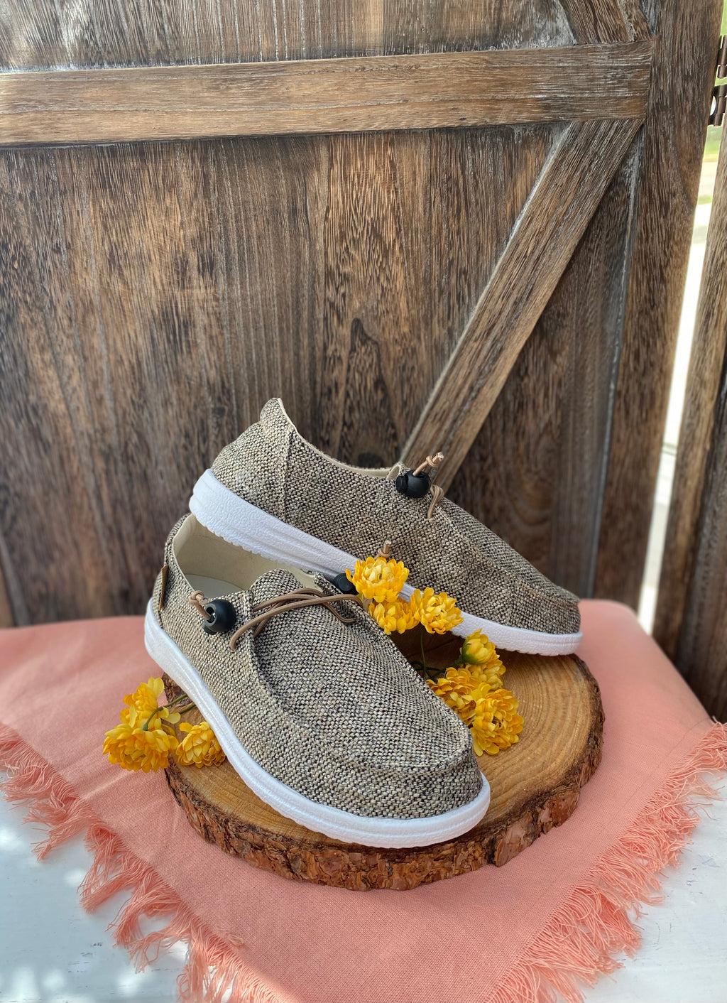 Kayak Brown Tweed Corky's Shoes - Catching Fireflies Boutique