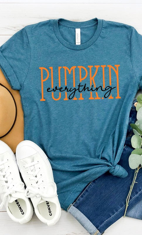 Pumpkin Everything Graphic Tee - Catching Fireflies Boutique