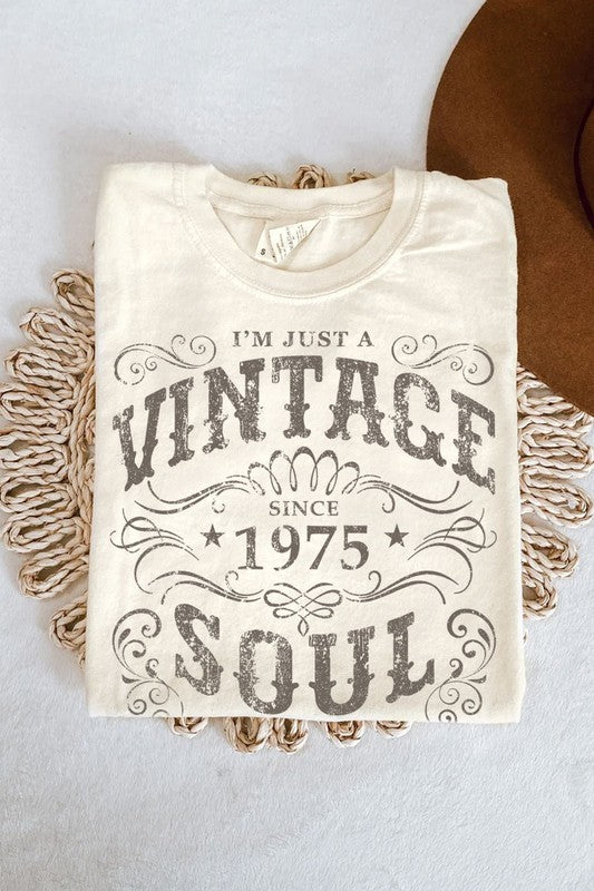: Vintage Soul Mineral Ivory Graphic Tee - Catching Fireflies Boutique