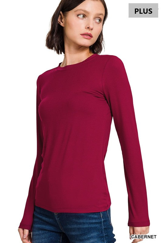 / Cabernet Plus Microfiber Long Sleeve Top