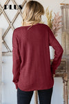 : Do You Have Cable Burgundy Plus Knit Top - Catching Fireflies Boutique
