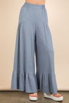 True Bliss Sky Elastic Waist Wide Leg Pants - Catching Fireflies Boutique