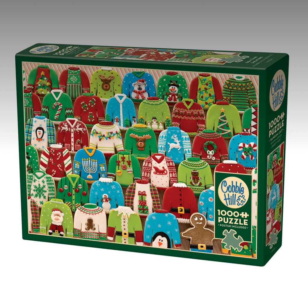 Ugly Christmas Sweater Cobble Hill Puzzle