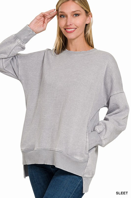 Alluring Colors Sleet Pocketed Pullover - Catching Fireflies Boutique