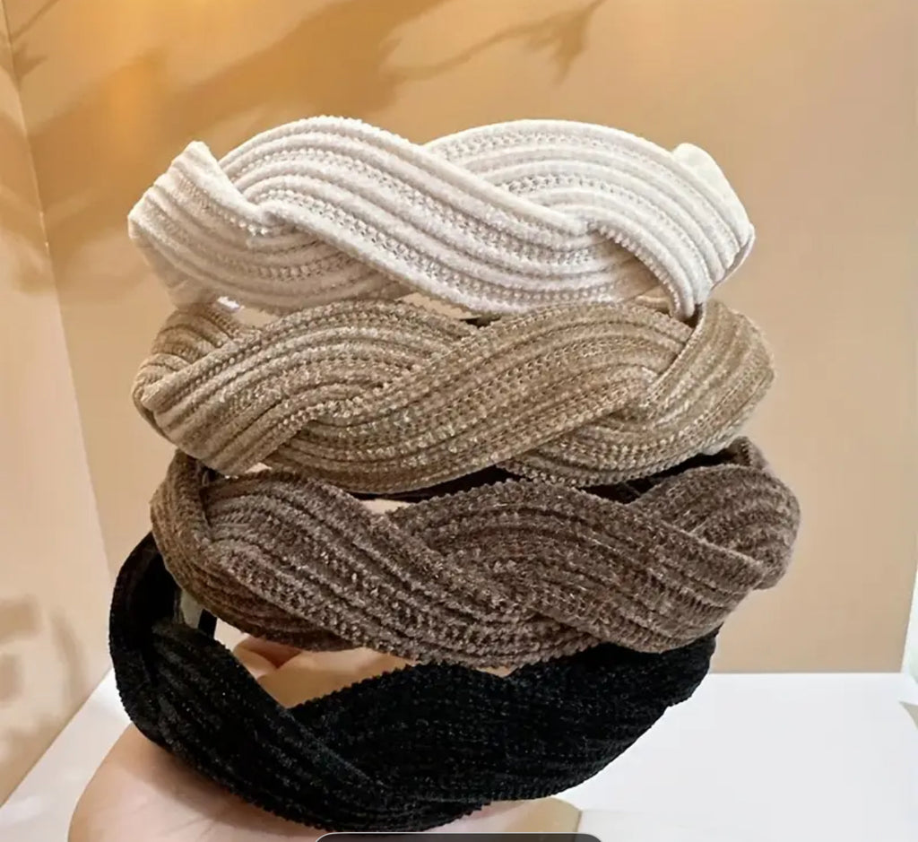 Assorted Thick Braided Headband - Catching Fireflies Boutique