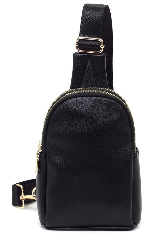 : On The Go Assorted Faux Vegan Leather Sling Bag - Catching Fireflies Boutique