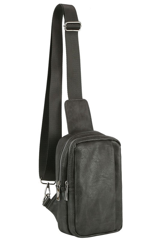 / Essentially Yours Charcoal Grey Fashion Sling Backpack