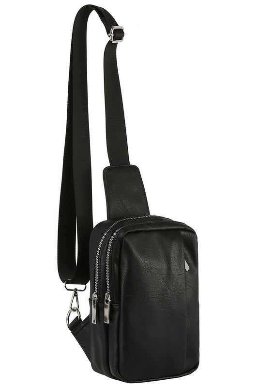 / Essentially Yours Black Fashion Sling Backpack