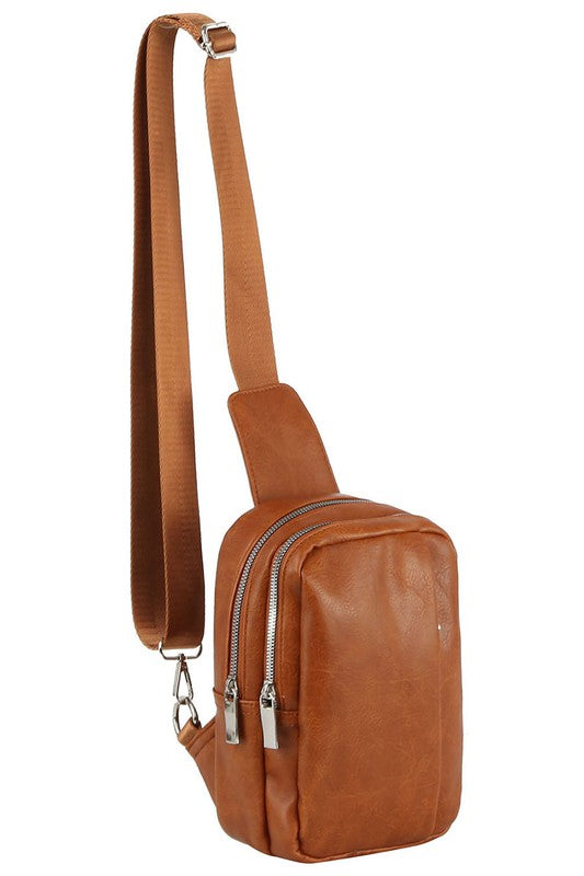 / Essentially Yours Brown Fashion Sling Backpack