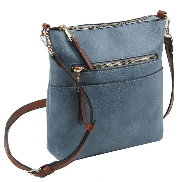 #: Fashion Assorted Zip Pocket Crossbody Bag - Catching Fireflies Boutique