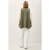 / Go To Extremes Plus Sage Oversize V Neck Sweater Vest