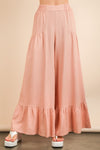 True Bliss Blush Elastic Waist Wide Leg Pants - Catching Fireflies Boutique