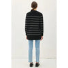 / No One Knows But Me Black Stripe Open Cardigan