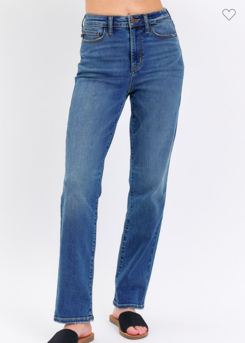 / Alexa Judy Blue High Waist Straight Leg Jeans