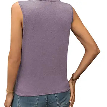 @: Its Getting Hot In Here Plus Purple Deep V Neck Tank (Size 2X)