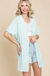 / The Ocean Is Calling Plus Sky Blue Sheer Duster - Catching Fireflies Boutique
