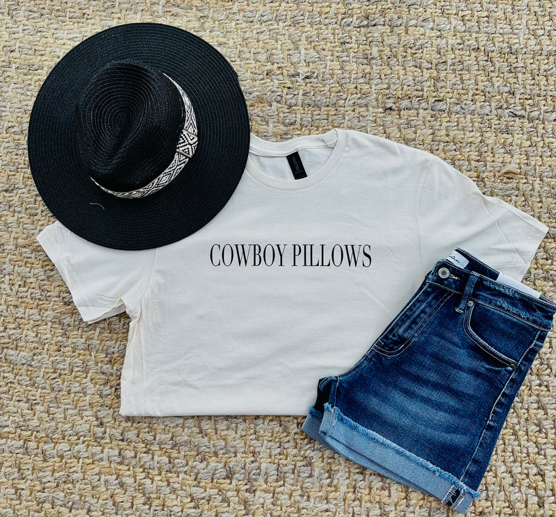 Cowboy Pillow Plus Graphic Tee (Size 2X) - Catching Fireflies Boutique