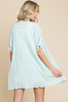 / The Ocean Is Calling Plus Sky Blue Sheer Duster - Catching Fireflies Boutique