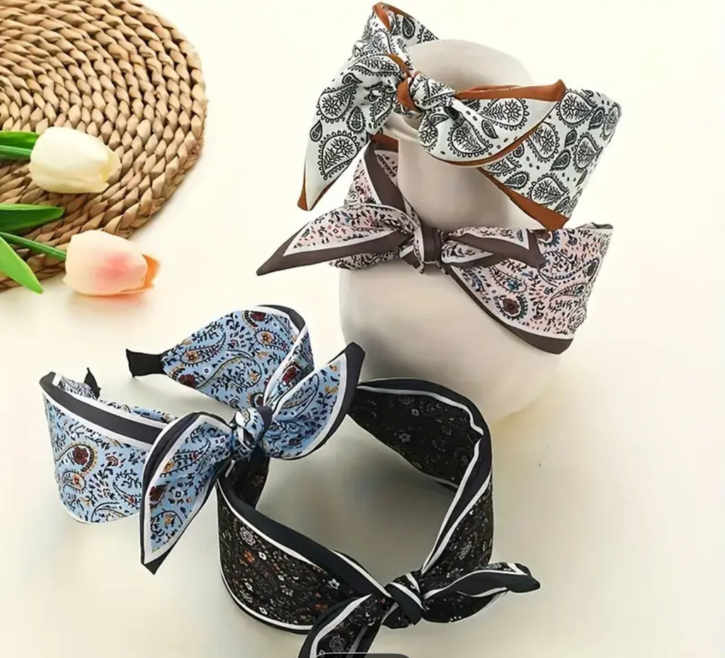 Assorted Wide Paisley Headbands - Catching Fireflies Boutique