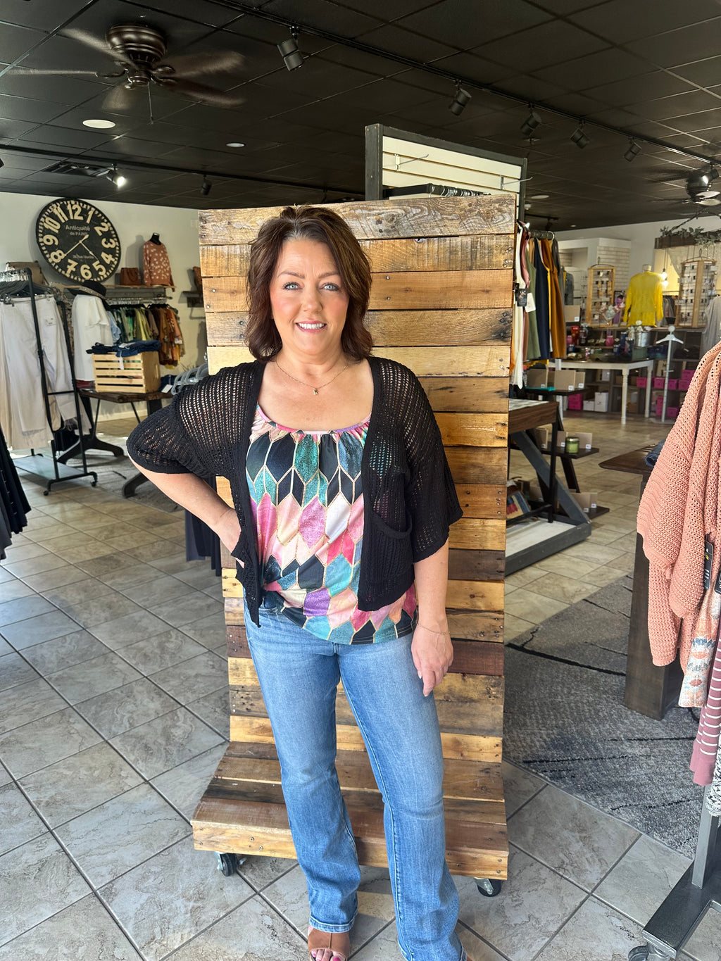 Diamonds Are A Girls Best Friend Multi Spaghetti Strap Tank - Catching Fireflies Boutique