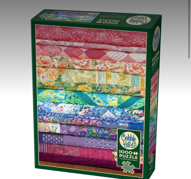 Comfortable Rainbow 1000pc Cobble Hill Puzzle