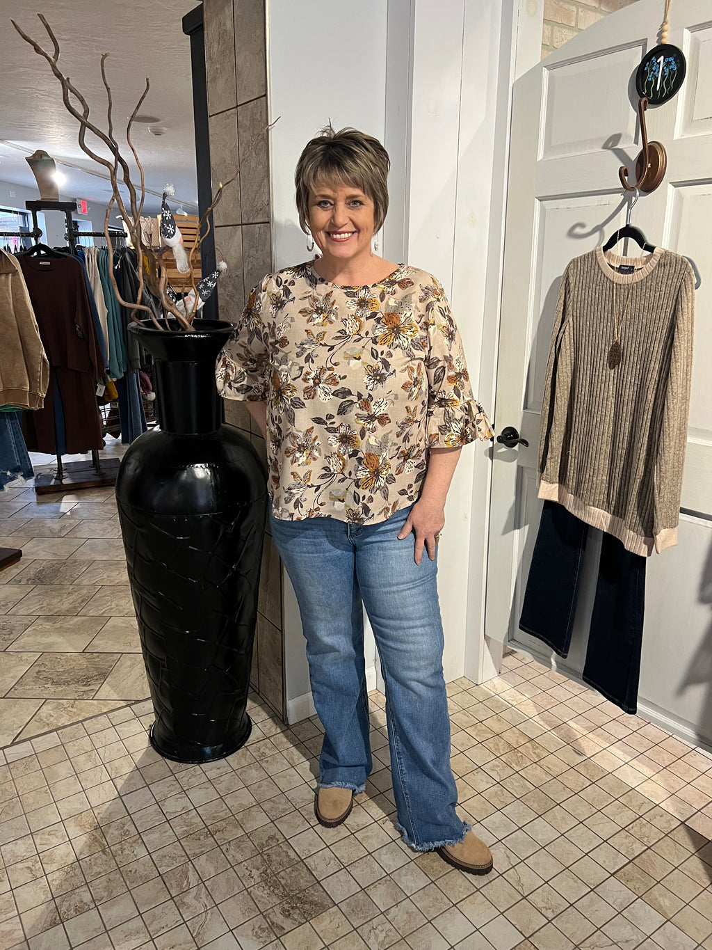 Beauty In The Fall Florals Mid Top