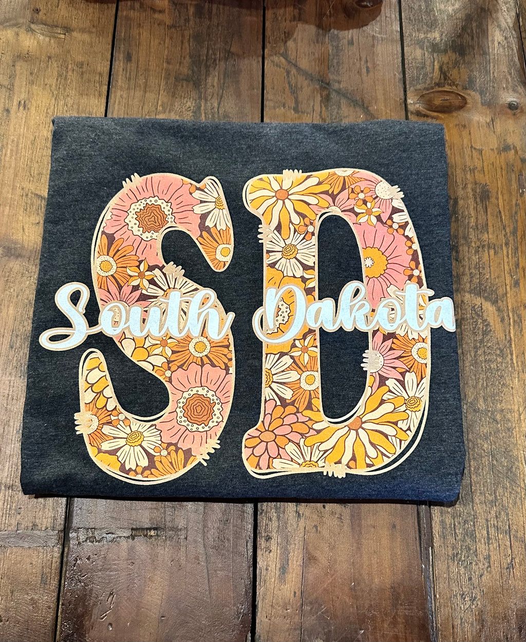 : Floral SD Graphic Tee - Catching Fireflies Boutique