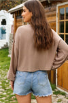 : A Short Stay Khaki Corded Crop Top - Catching Fireflies Boutique