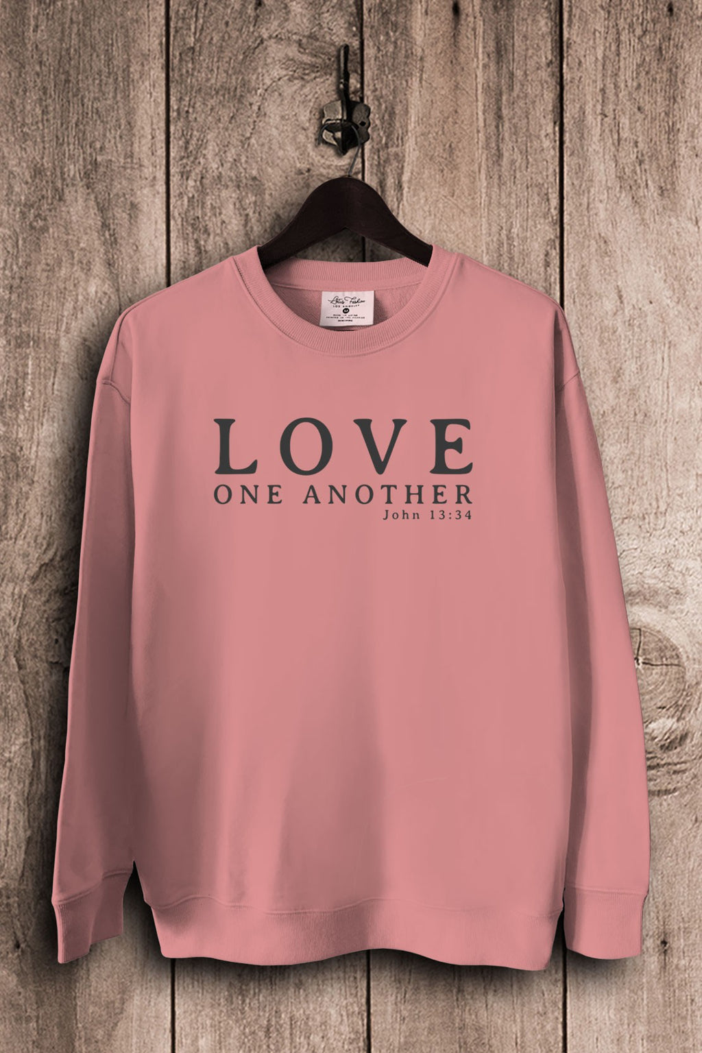 @/ Love One Another Mauve Sweatshirt