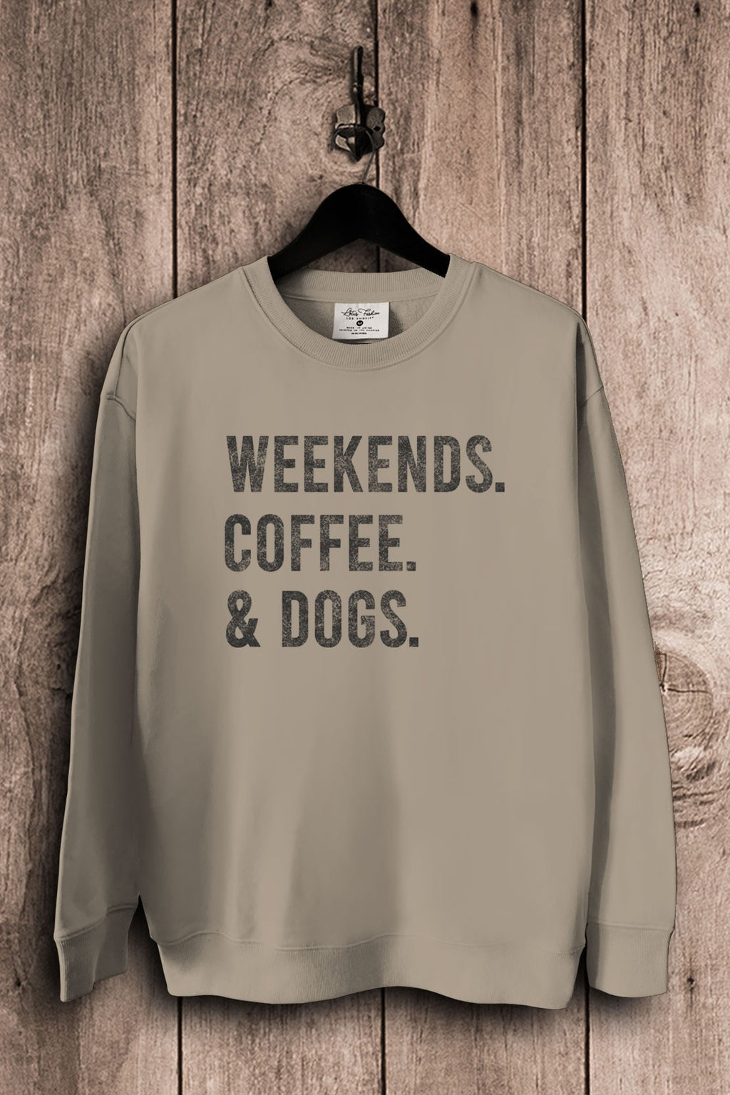 @Weekends Coffee & Sweatshirt (Size Small)