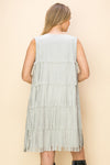 Leaning On You Grey Long Suede Fringe Vest - Catching Fireflies Boutique
