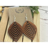 Wooden Pear Shaped Assorted Lightweight Earrings - Catching Fireflies Boutique