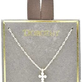 14K Gold Dipped Cross Necklace