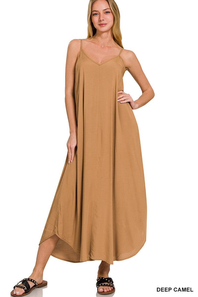 cami strap midi dress Vesper - Cami Strap Midi Dress - Women - Viscose/Nylon/Spandex - 4 US