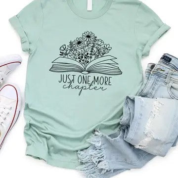 / Just One More Chapter Slate Graphic Tee