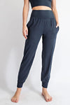 Take A Hike Navy High Waist Joggers - Catching Fireflies Boutique