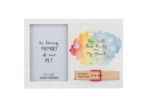 / Paw Prints On My Heart Memory Frame - Catching Fireflies Boutique