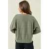 Lounge In Style Olive Oversized Asymmetrical Sweater - Catching Fireflies Boutique