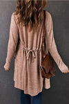 : Let It Be Pink Tunic Back Pocket Cardigan - Catching Fireflies Boutique