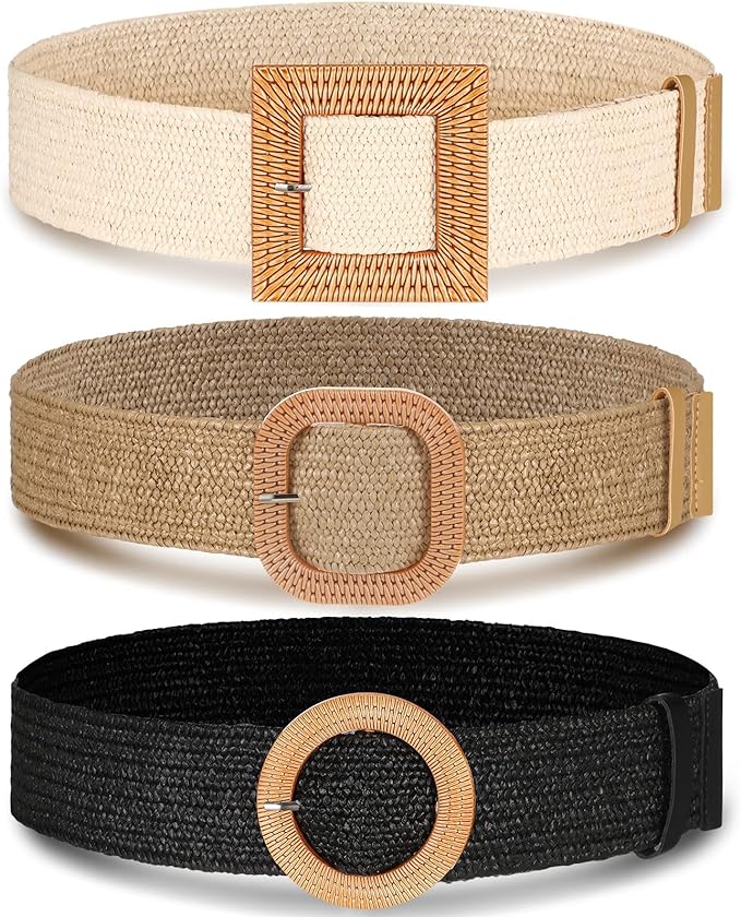 Assorted Fashion Stretch Belt Up To 40 inches - Catching Fireflies Boutique