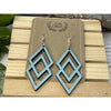 Double Diamond Assorted Lightweight Wood Earrings - Catching Fireflies Boutique