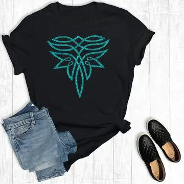 Turquoise Boot Stitch Western Plus Graphic Tee - Catching Fireflies Boutique