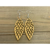 Lightweight Assorted Leaf Filigree Wood Earrings - Catching Fireflies Boutique