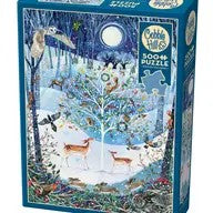 Winter Woodland Cobble Hill 500 Piece Puzzle