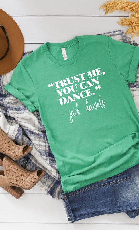 Kelly Green You Can Dance Tee - Catching Fireflies Boutique