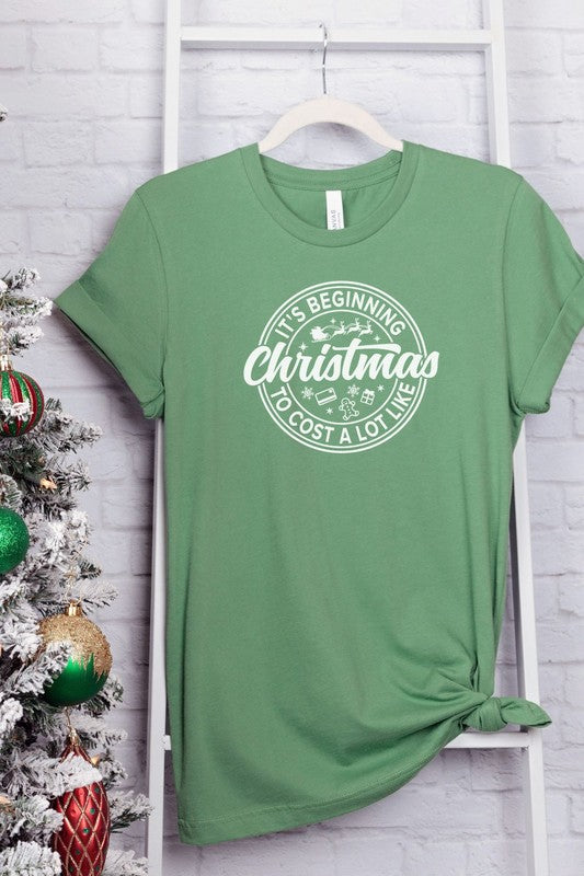 Cost A Lot Like Christmas Graphic Tee - Catching Fireflies Boutique
