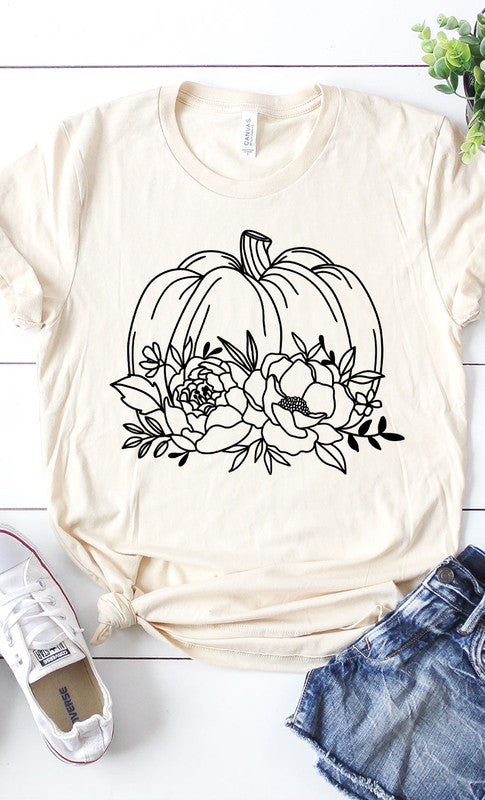 Country Pumpkin Plus Cream Graphic Tee - Catching Fireflies Boutique