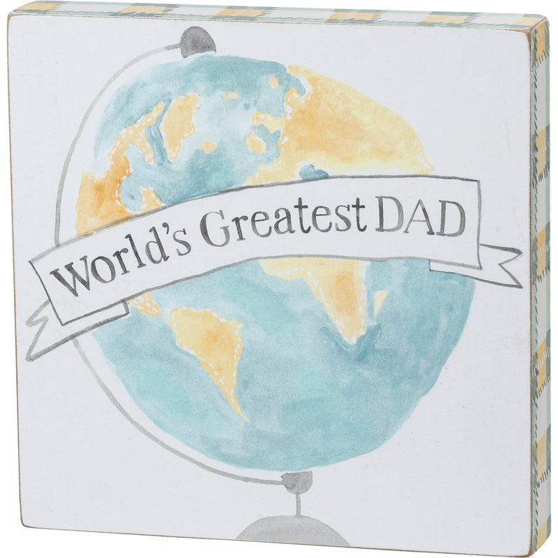 Greatest Dad Sign - Catching Fireflies Boutique